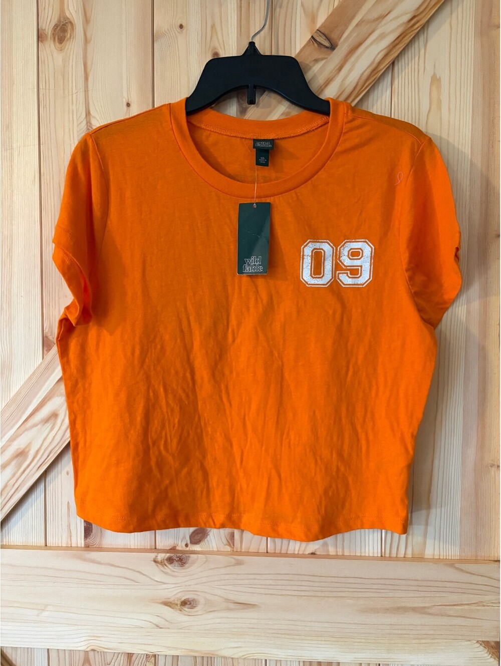 Wild Fable Orange '09 Touchdown' Graphic T-Shirt XXL NWT